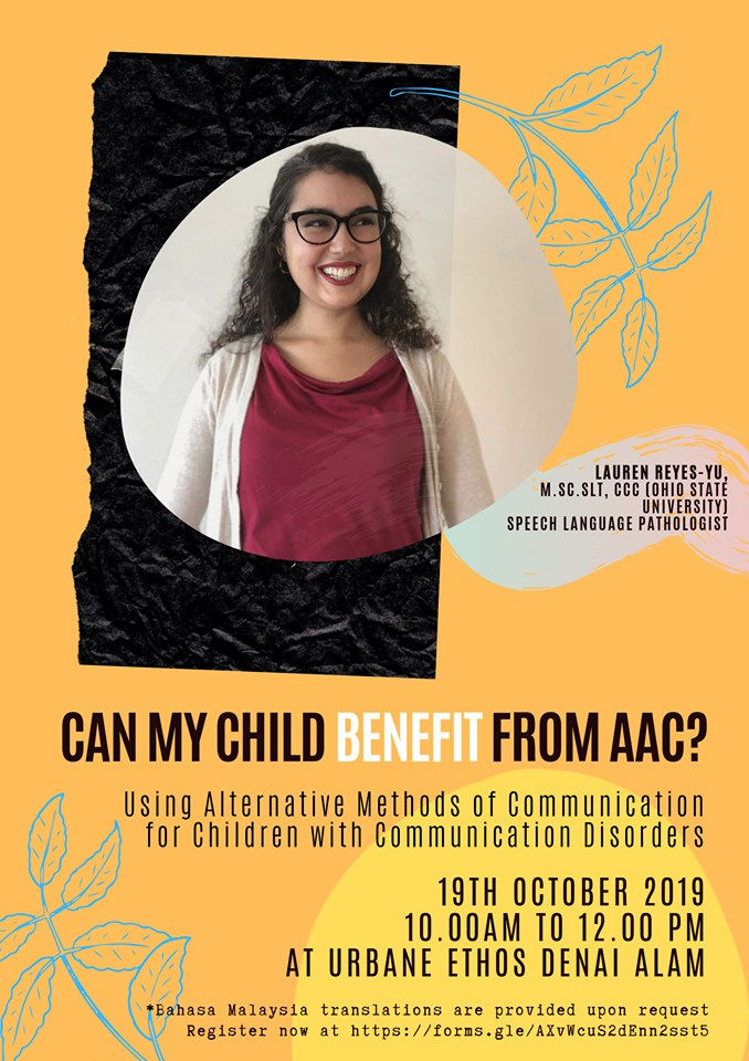 Can My Child Benefit From AAC? event flyer