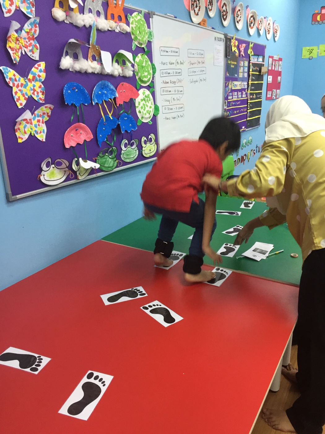 Parents taking part in the EIP group parenting class