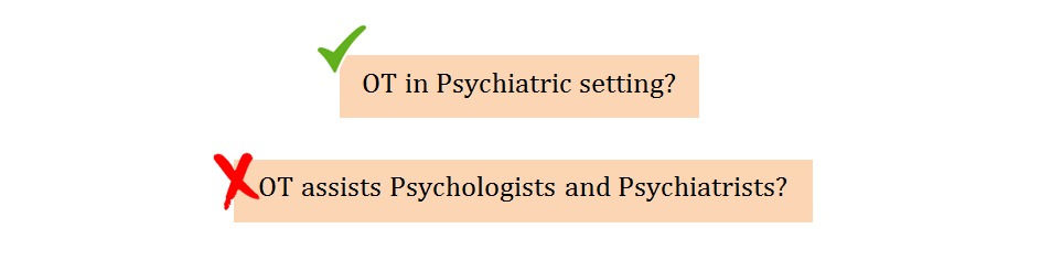 Comparison of occupational therapist and day-care teacher roles
